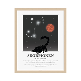 Stjernetegnsplakat, Skorpionen - KIDS by FRIIS
